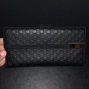 Gucci- Guccissima Micro GG Wallet!